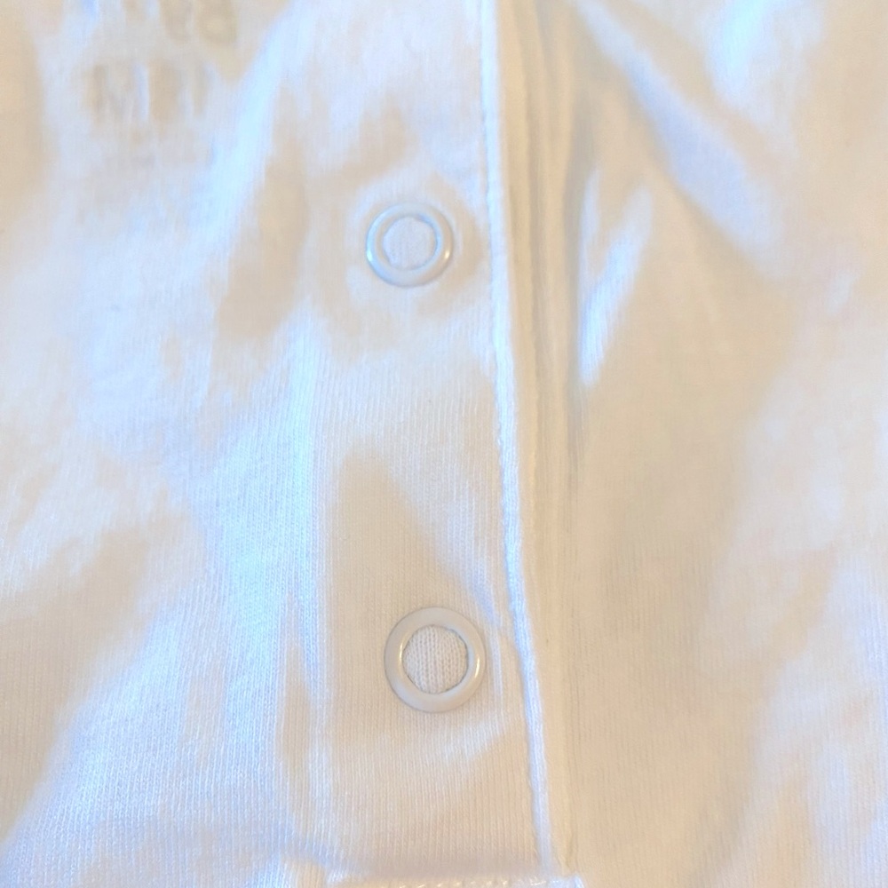 NWOT Baby B’Gosh White Romper with Wide Brim Floppy Hat Size 18 Months - Picture 8 of 12